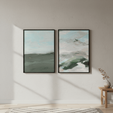 Land and Sky Landscape Duo by Josephine Wianto wall - art - picture - poster