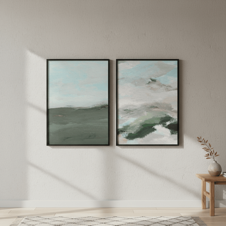 Land and Sky Landscape Duo by Josephine Wianto wall - art - picture - poster