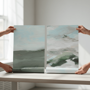 Land and Sky Landscape Duo by Josephine Wianto wall - art - picture - poster