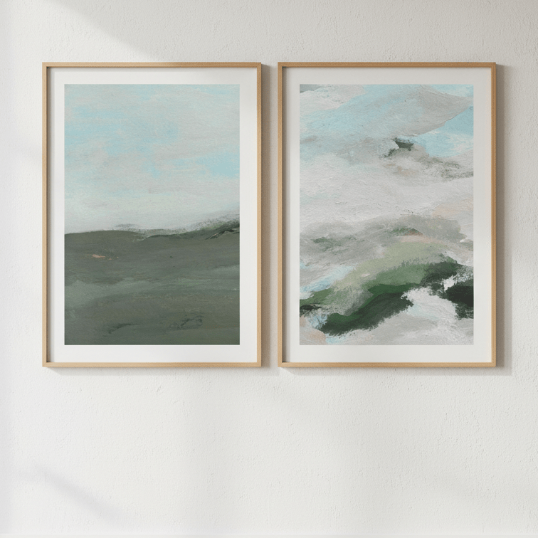 Land and Sky Landscape Duo by Josephine Wianto wall - art - picture - poster