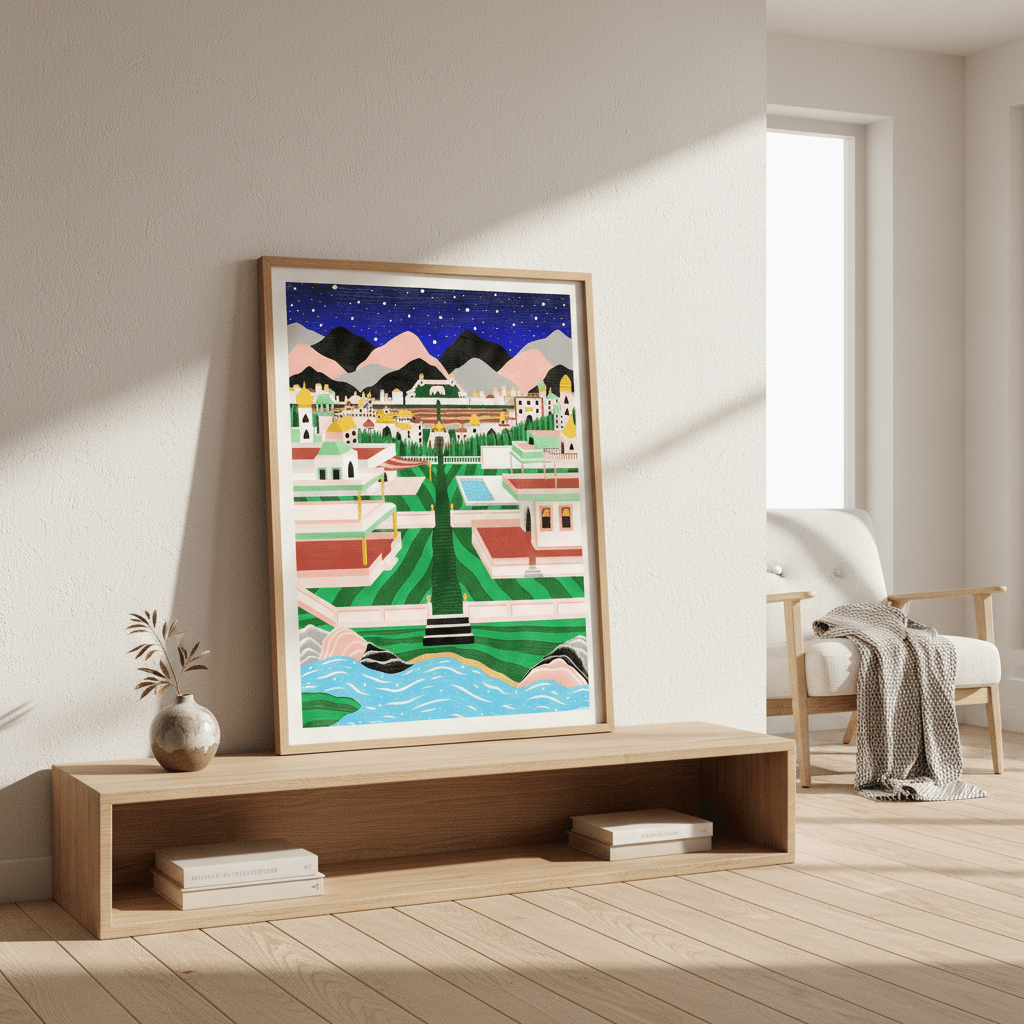 Land by Manne Jalilian wall - art - picture - poster