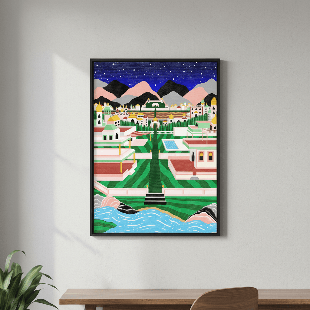 Land by Manne Jalilian wall - art - picture - poster