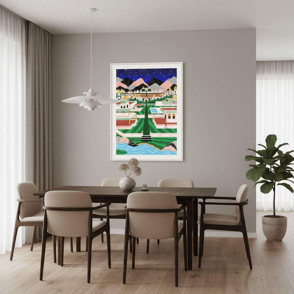 Land by Manne Jalilian wall - art - picture - poster