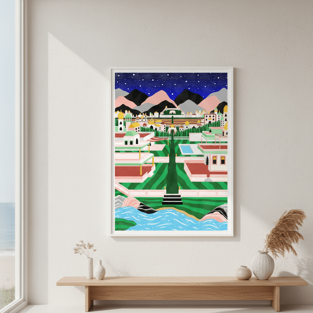 Land by Manne Jalilian wall - art - picture - poster
