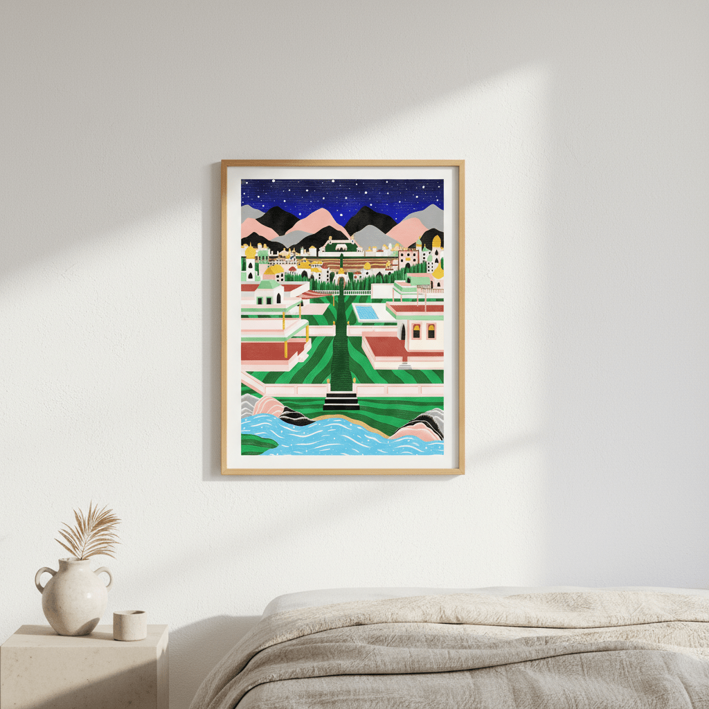 Land by Manne Jalilian wall - art - picture - poster