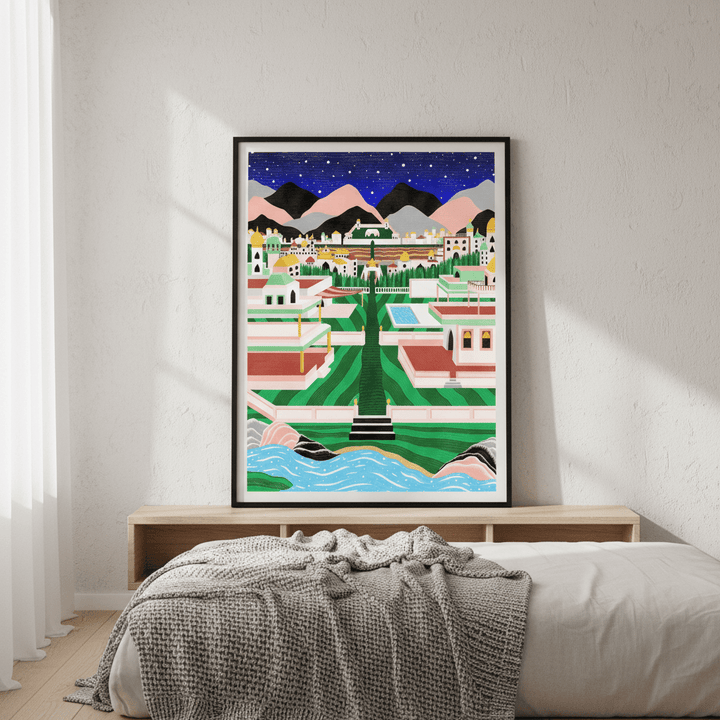 Land by Manne Jalilian wall - art - picture - poster