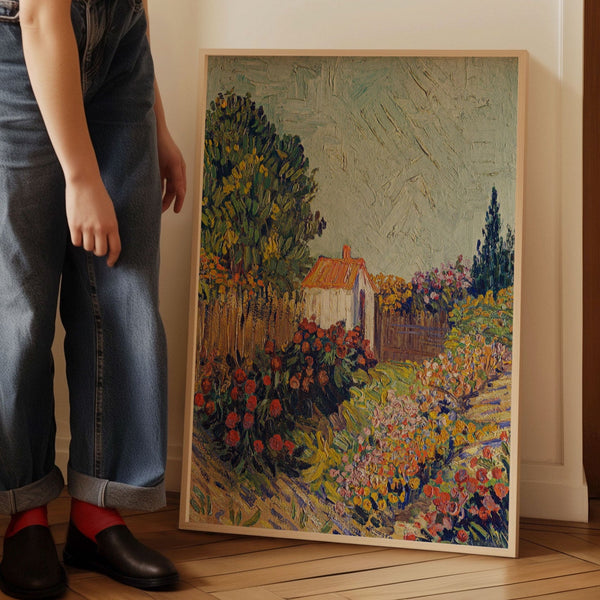 Landscape House Painting by Vincent van Gogh | Art & Canvas Print