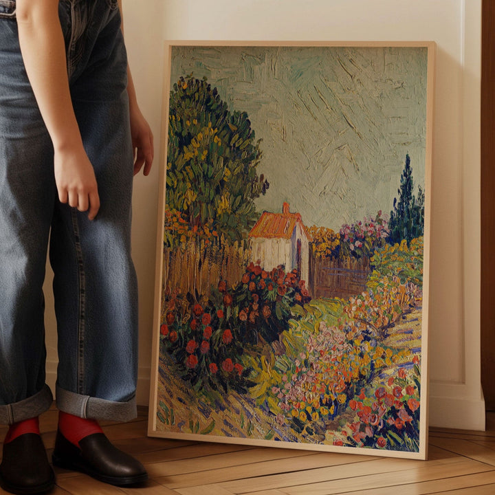 Landscape House Painting by Vincent van Gogh wall - art - picture - poster