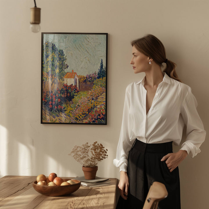 Landscape House Painting by Vincent van Gogh wall - art - picture - poster