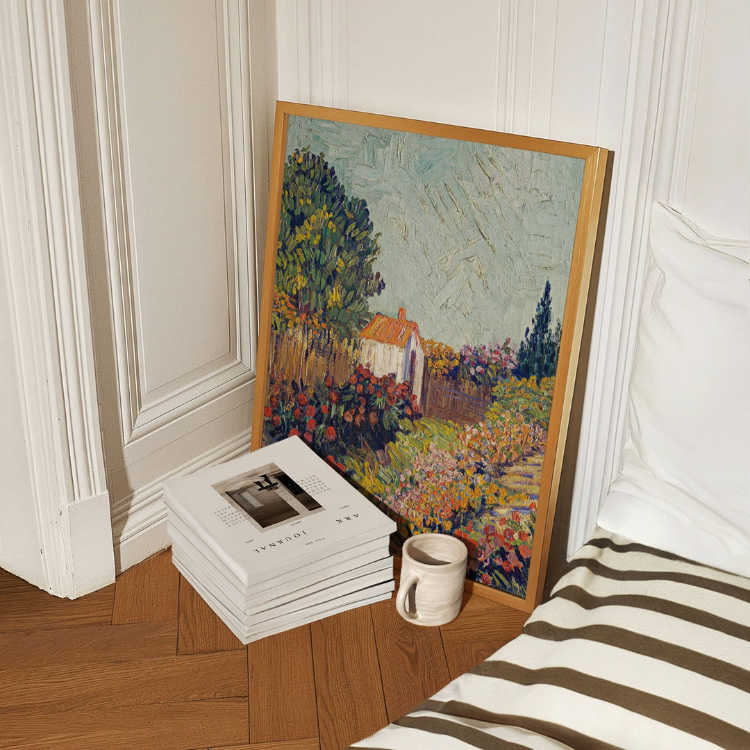 Landscape House Painting by Vincent van Gogh wall - art - picture - poster