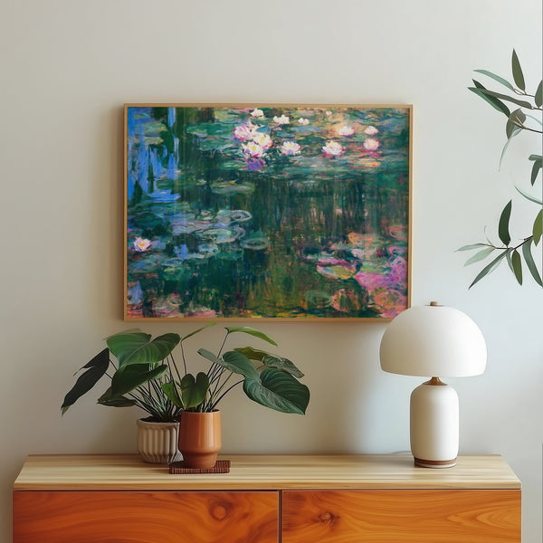Landscape Water Lilies Impressionist by Monet