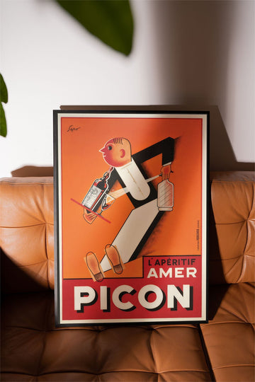L'aperitif Amer Picon Vintage Poster Wall Art wall - art - picture - poster