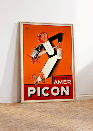 L'aperitif Amer Picon Vintage Poster Wall Art wall - art - picture - poster