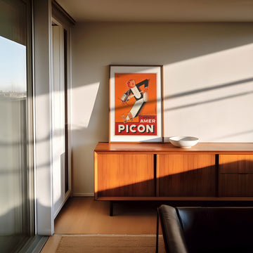 L'aperitif Amer Picon Vintage Poster Wall Art wall - art - picture - poster