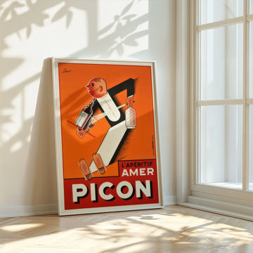L'aperitif Amer Picon Vintage Poster Wall Art wall - art - picture - poster