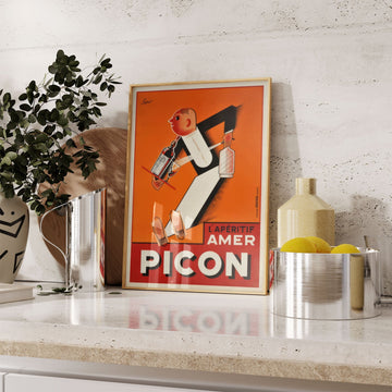 L'aperitif Amer Picon Vintage Poster Wall Art wall - art - picture - poster