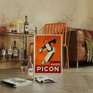 L'aperitif Amer Picon Vintage Poster Wall Art wall - art - picture - poster