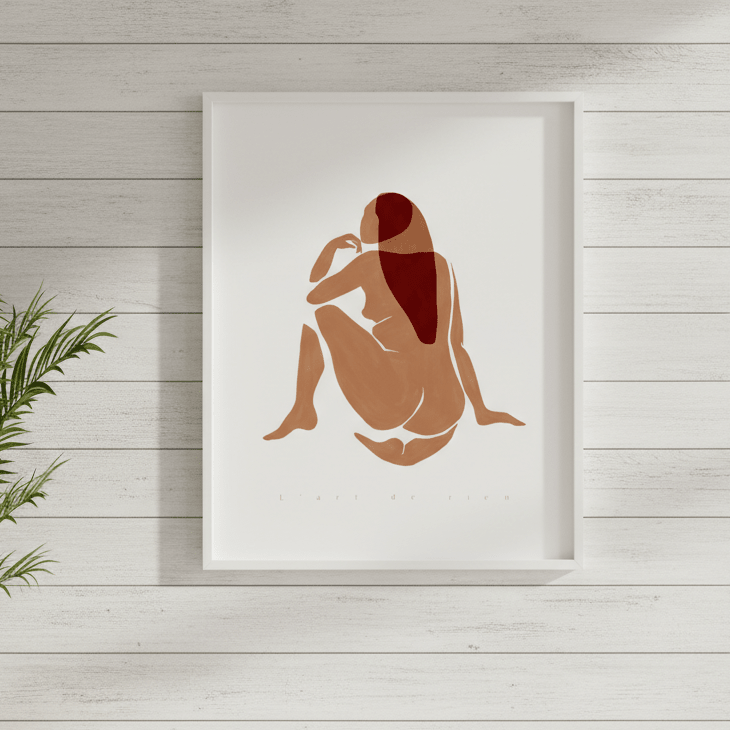 L'art de Rien by Ivy Green Illustrations wall - art - picture - poster