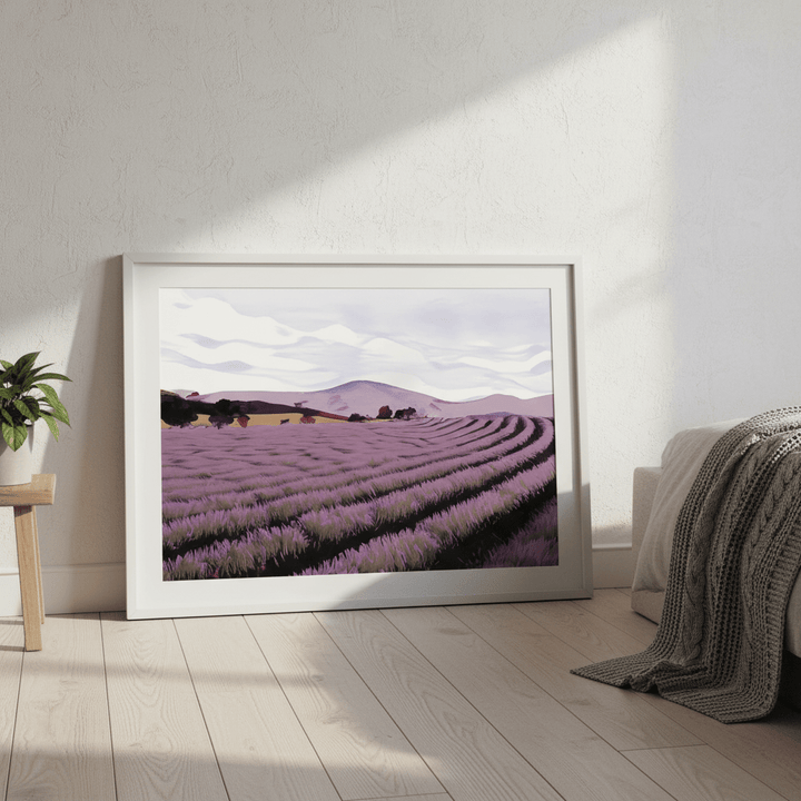 Lavender Fields Tasmania by Deer Muskeeter wall - art - picture - poster
