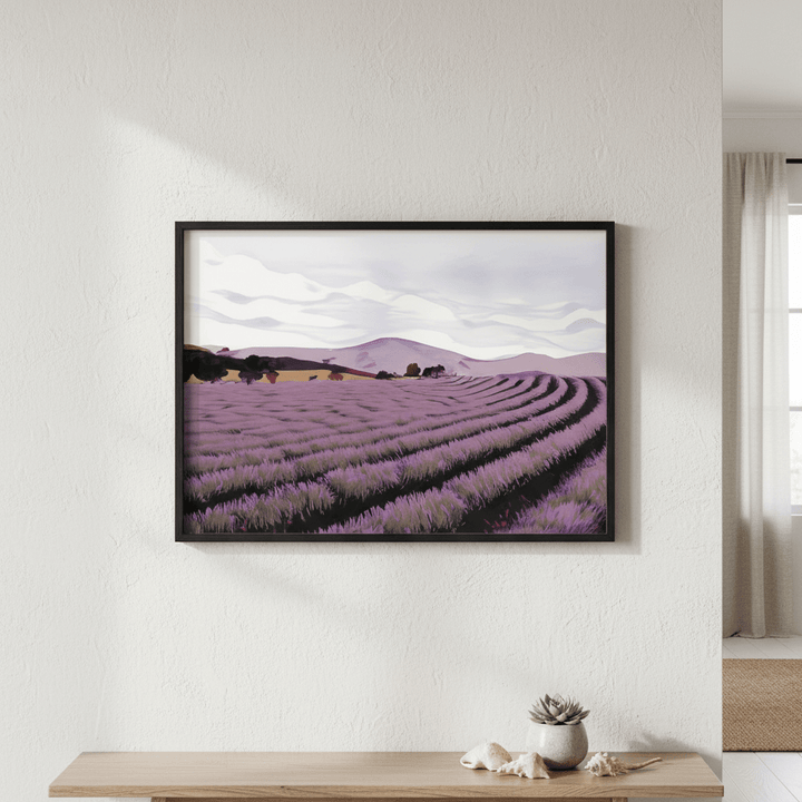 Lavender Fields Tasmania by Deer Muskeeter wall - art - picture - poster