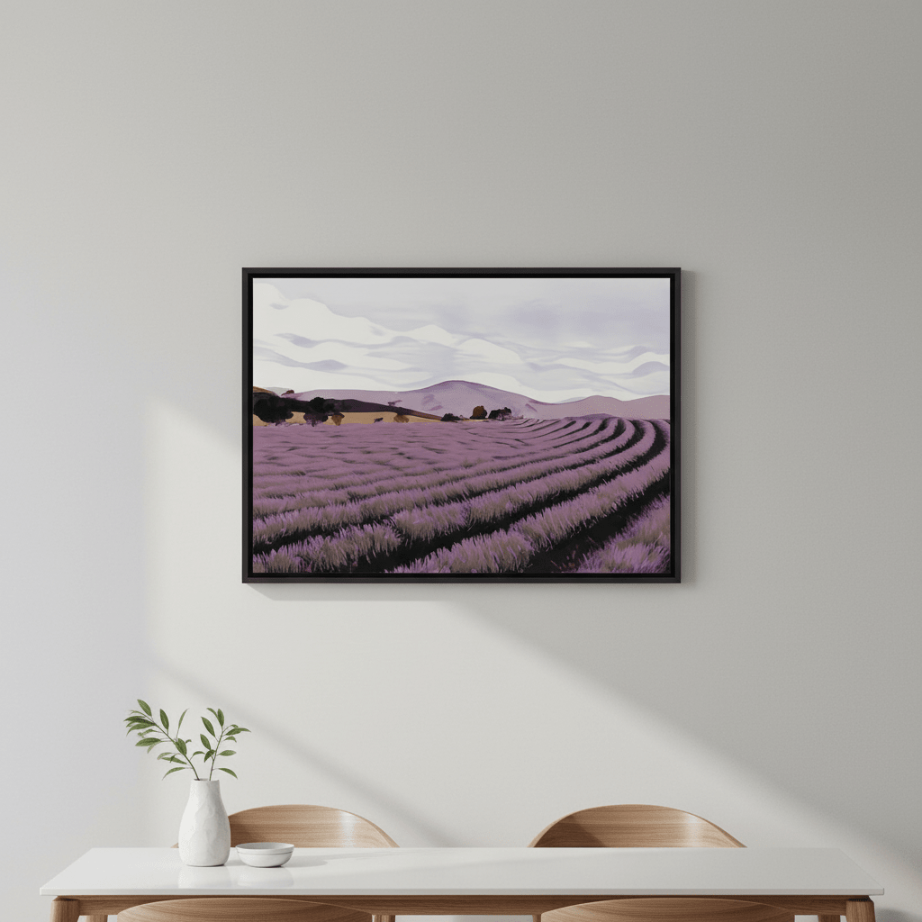 Lavender Fields Tasmania by Deer Muskeeter wall - art - picture - poster
