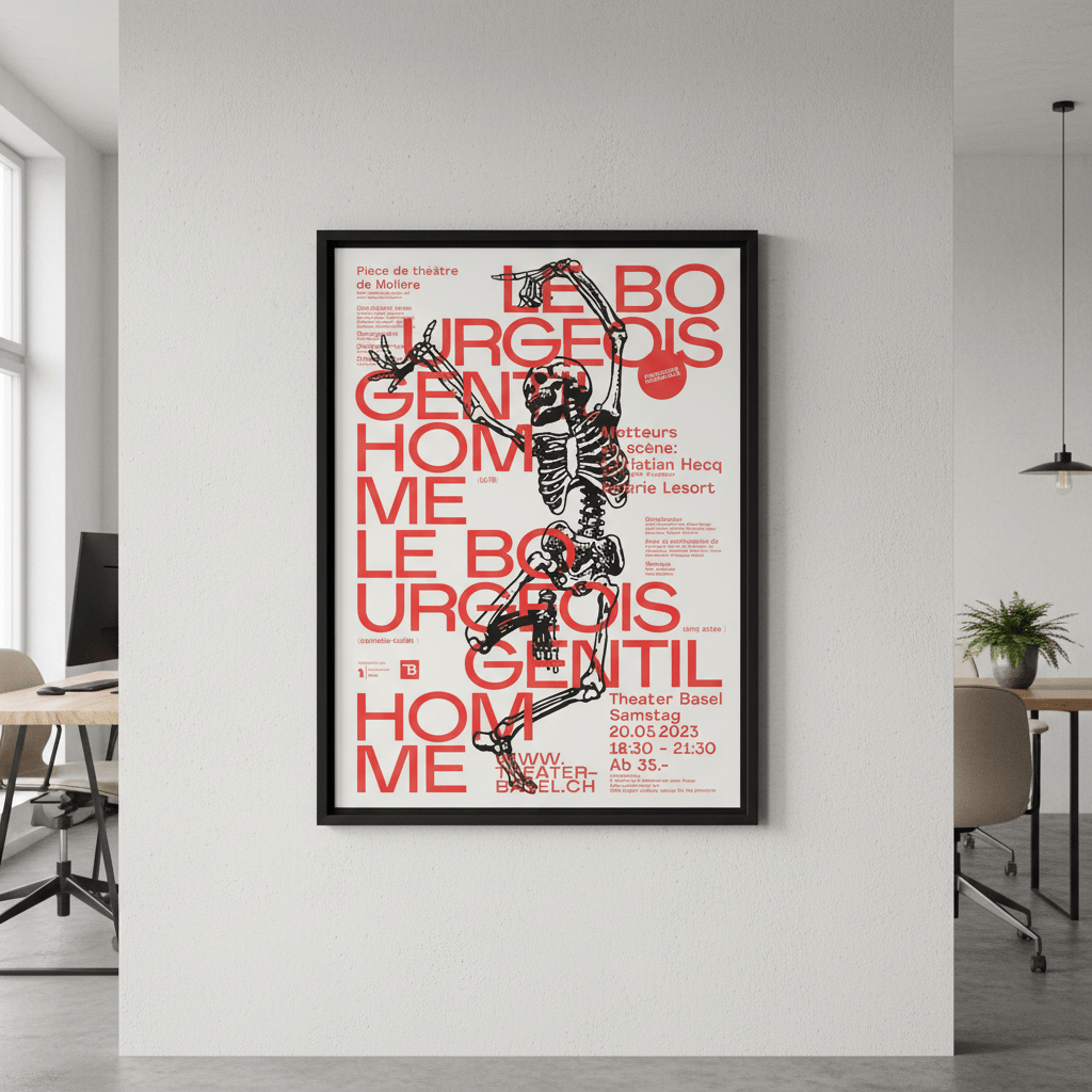 Le Bourgeois Gentilhomme by Jerome Bizien wall - art - picture - poster