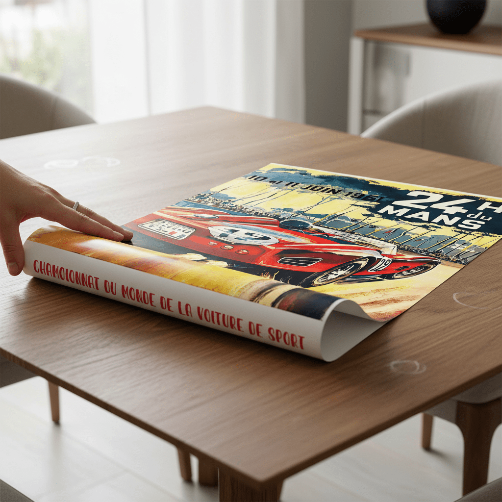 Le Mans 1961 Vintage Race Poster wall - art - picture - poster