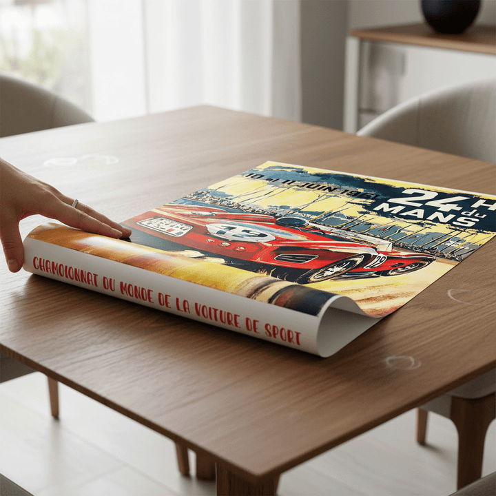 Le Mans 1961 Vintage Race Poster wall - art - picture - poster