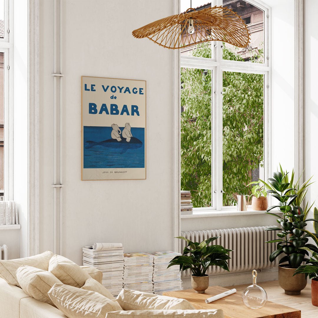 Le Voyage De Babar Wall Art by Jean de Brunhoff - Style My Wall