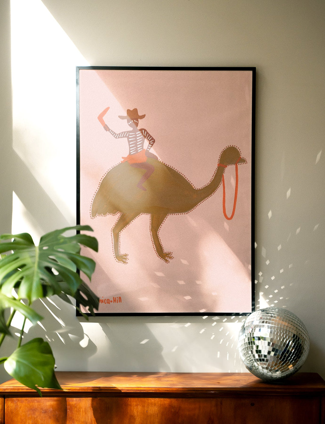 Legends Don't Walk Indigenous Artwork by Domica Hill wall - art - picture - poster