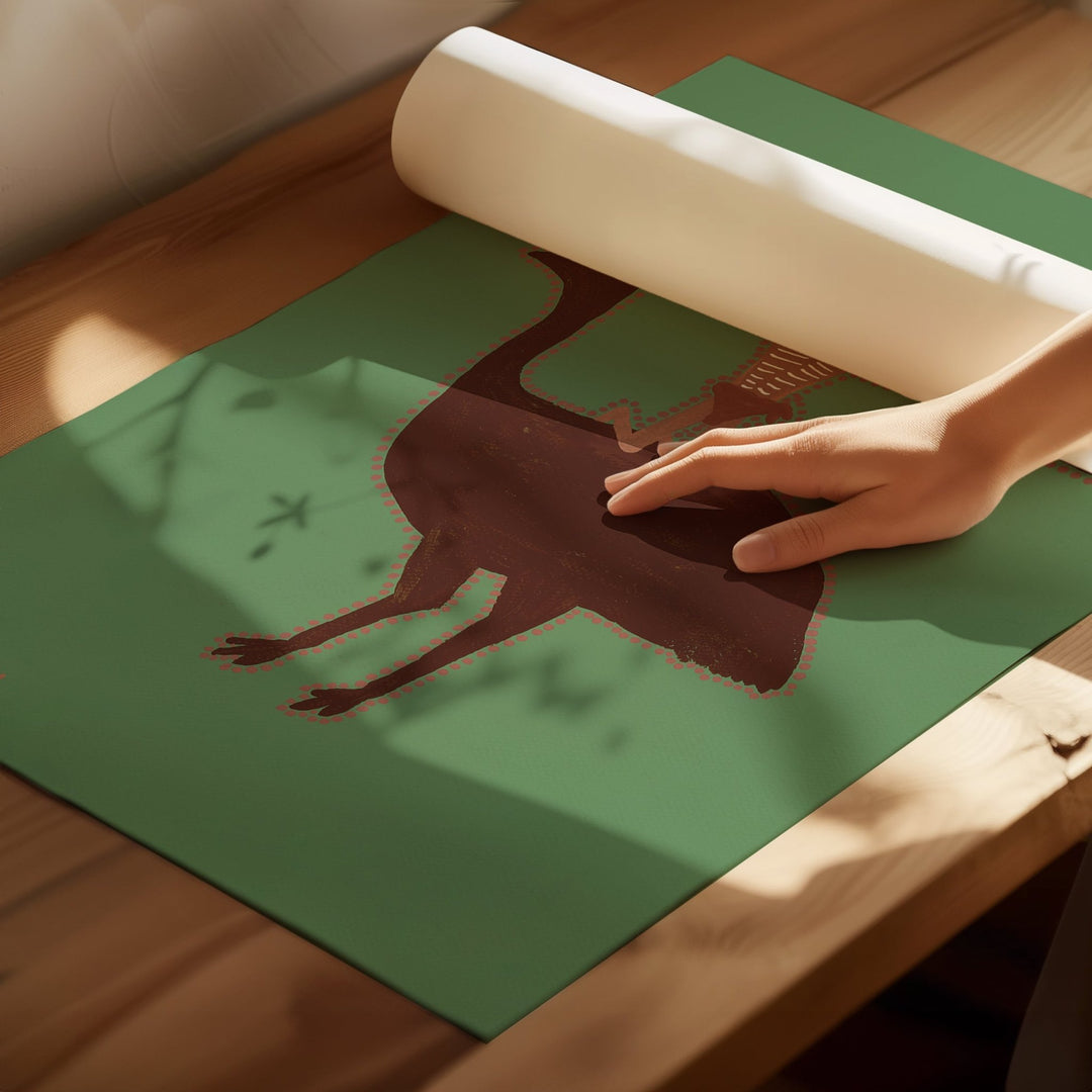 Legends & Spear Set of 2 Indigenous Wall Art by Domica Hill wall - art - picture - poster