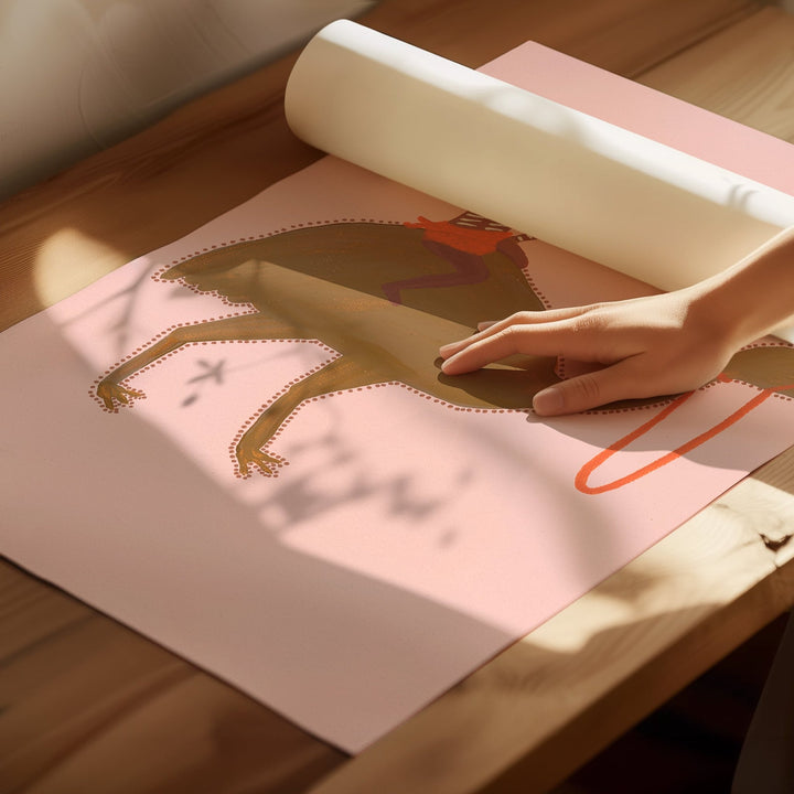 Legends & Spear Set of 2 Indigenous Wall Art by Domica Hill wall - art - picture - poster