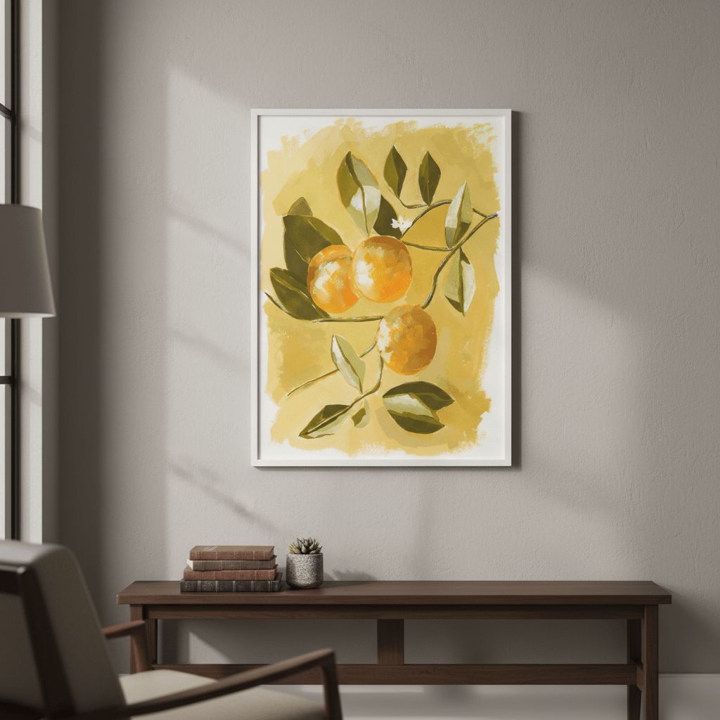 Lemon Tree by Lucrecia Caporale wall - art - picture - poster