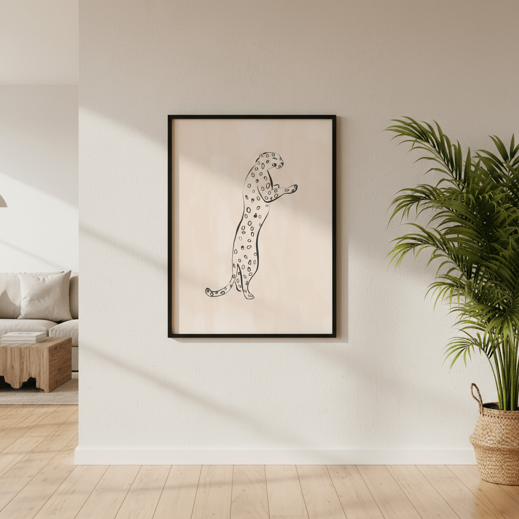 Leopard by Ivy Green Illustrations wall - art - picture - poster