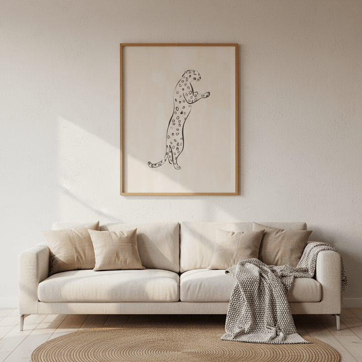 Leopard by Ivy Green Illustrations wall - art - picture - poster