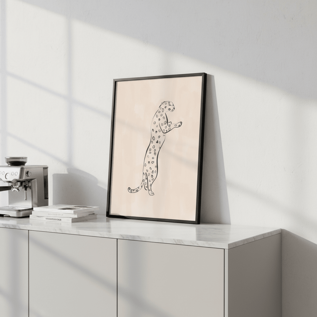 Leopard by Ivy Green Illustrations wall - art - picture - poster
