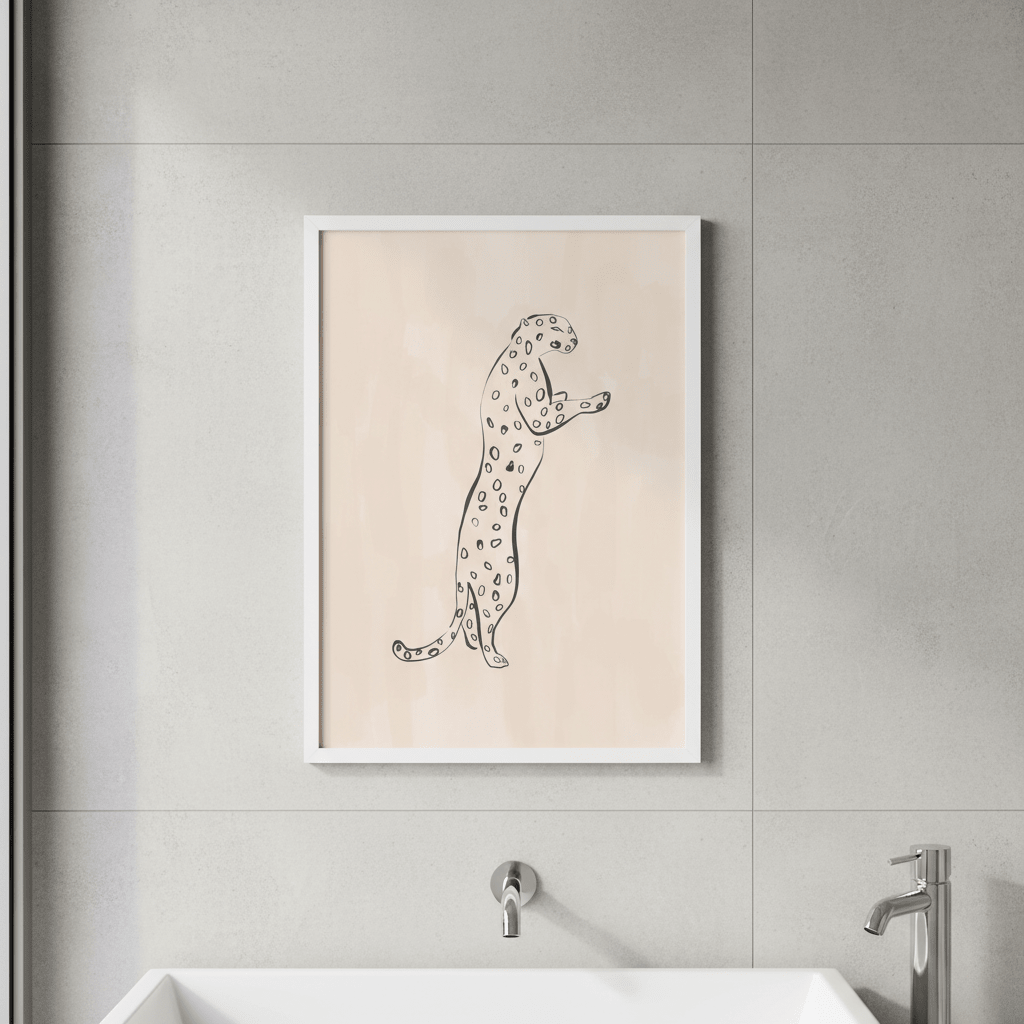 Leopard by Ivy Green Illustrations wall - art - picture - poster