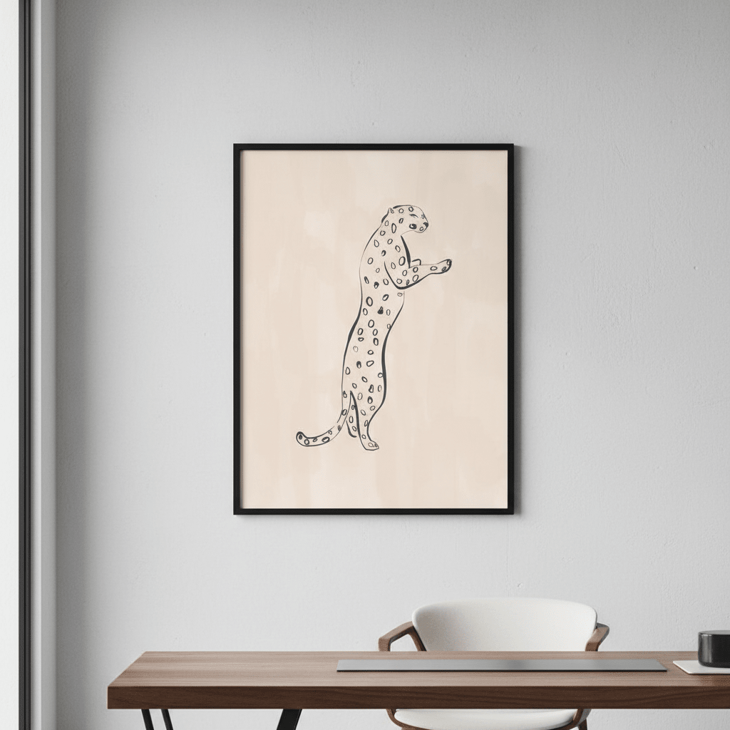 Leopard by Ivy Green Illustrations wall - art - picture - poster