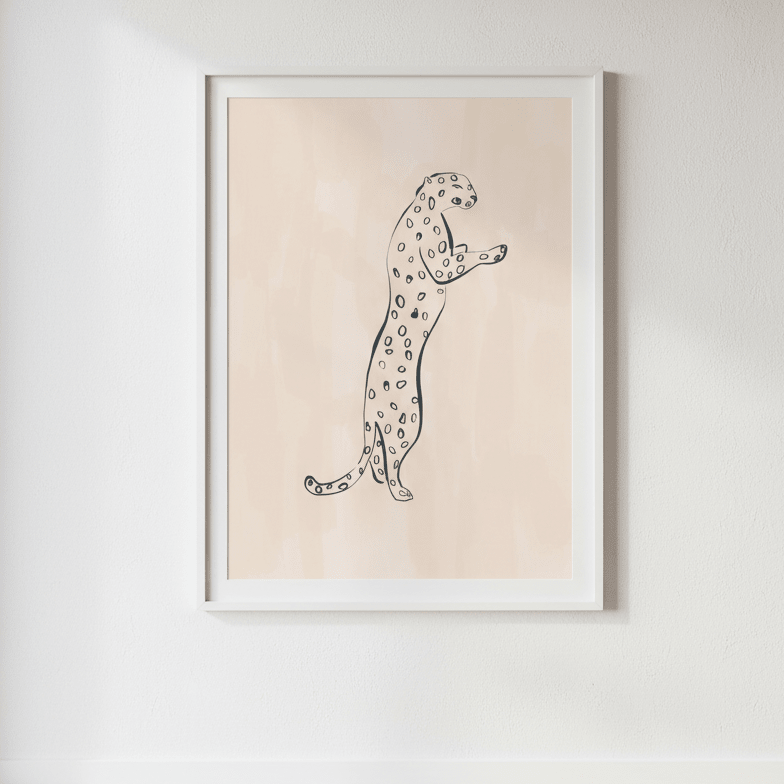 Leopard by Ivy Green Illustrations wall - art - picture - poster