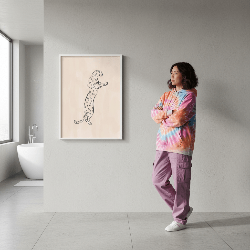 Leopard by Ivy Green Illustrations wall - art - picture - poster