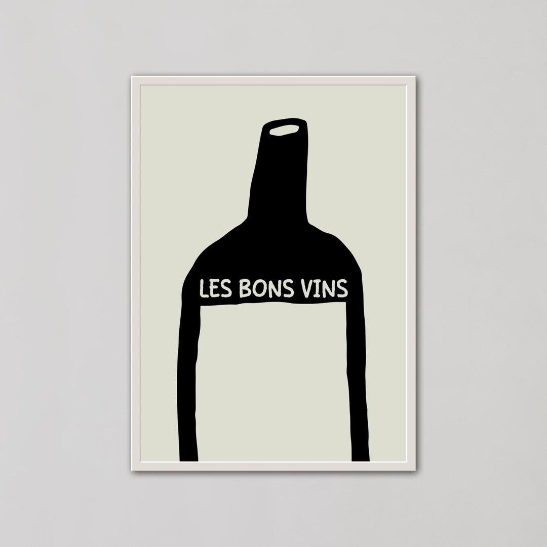 Les Bons Vins Black Wall Art - Style My Wall