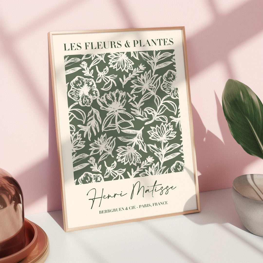 Les Fleurs and Plantes by Henri Matisse wall - art - picture - poster