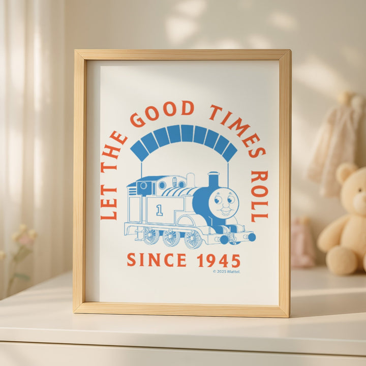 Let the Good Times Roll Thomas the Tank Engine Print wall - art - picture - poster