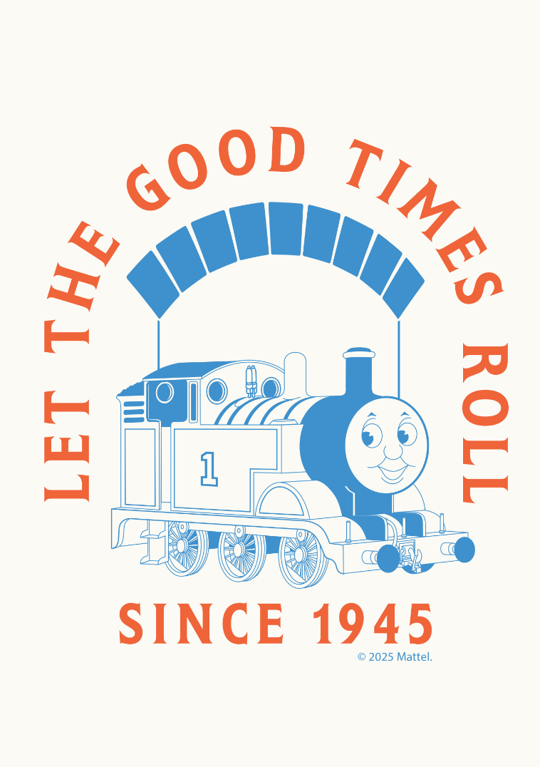 Let the Good Times Roll Thomas the Tank Engine Print frame