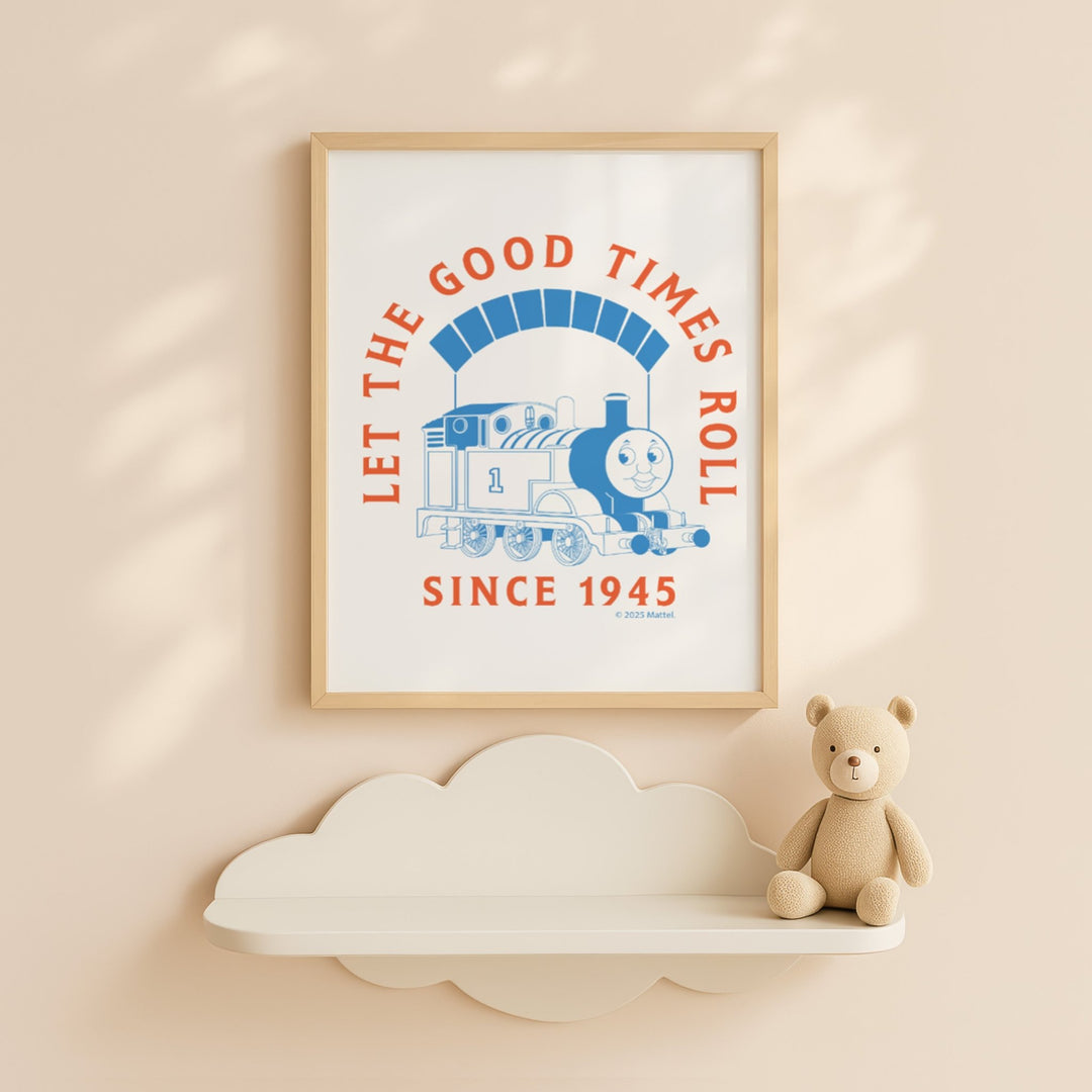Let the Good Times Roll Thomas the Tank Engine Print wall - art - picture - poster