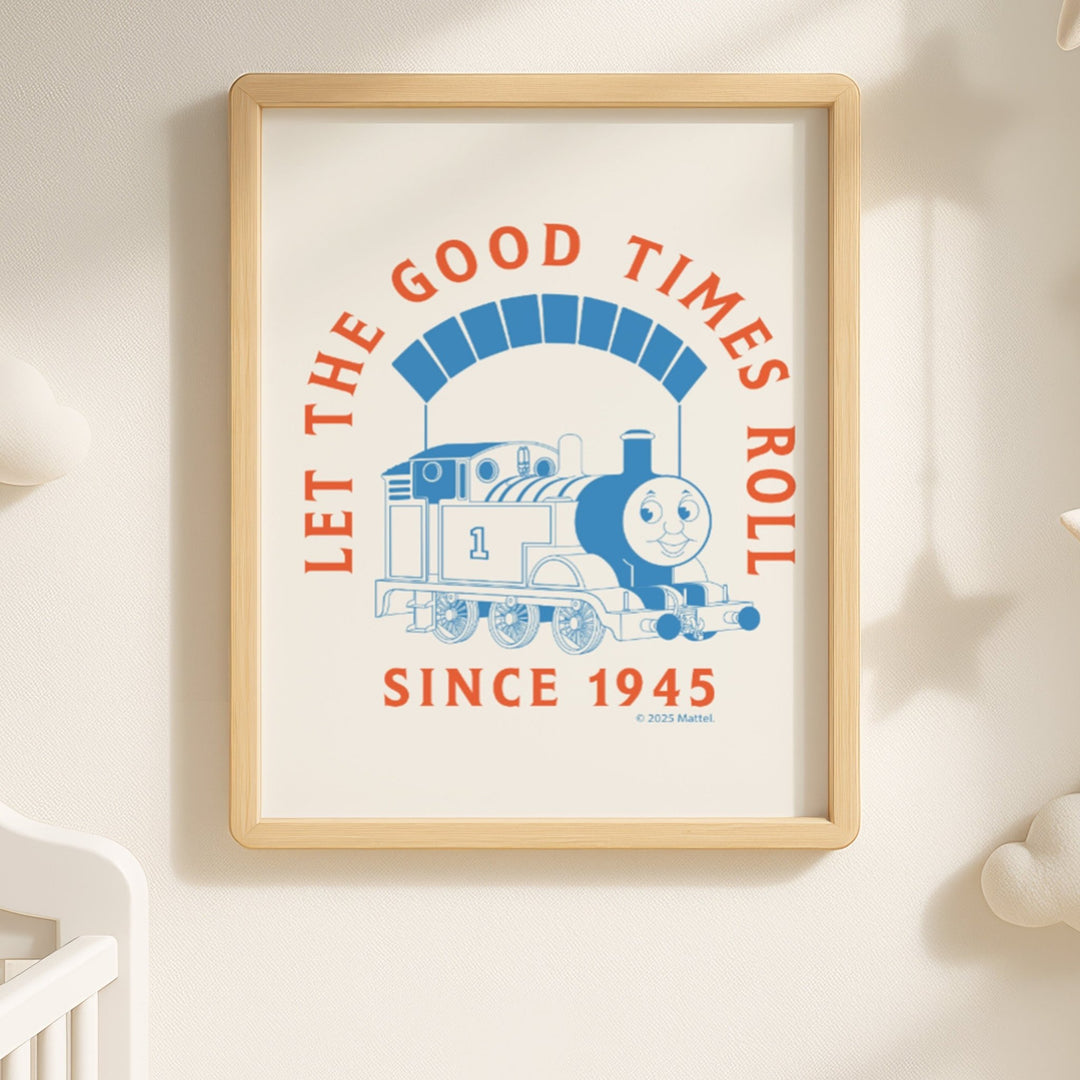 Let the Good Times Roll Thomas the Tank Engine Print wall - art - picture - poster