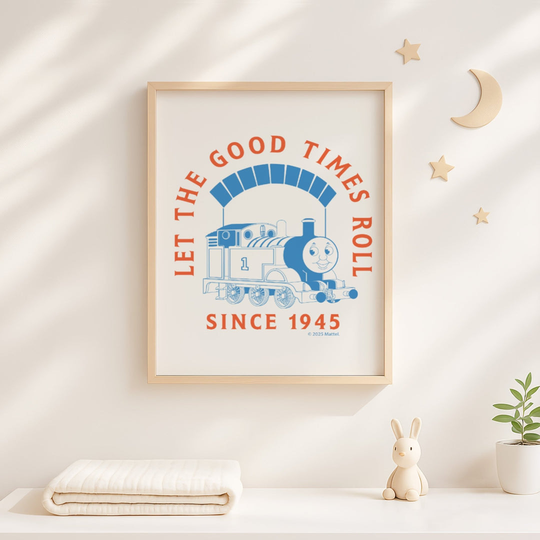 Let the Good Times Roll Thomas the Tank Engine Print wall - art - picture - poster