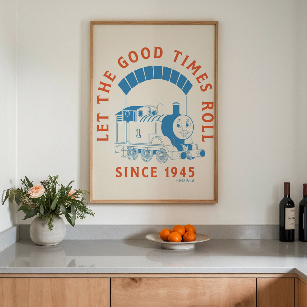Let the Good Times Roll Thomas the Tank Engine Print wall - art - picture - poster