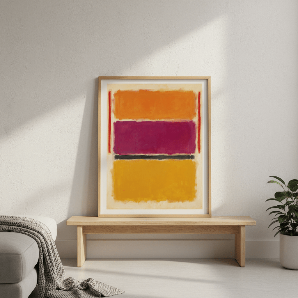 Licorice Allsorts III Mark Rothko Inspired Abstract Art wall - art - picture - poster