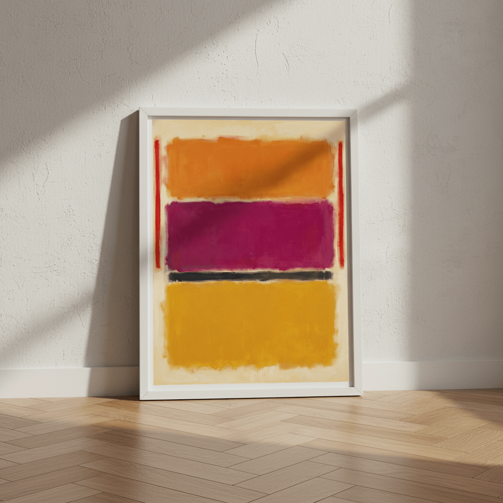 Licorice Allsorts III Mark Rothko Inspired Abstract Art wall - art - picture - poster